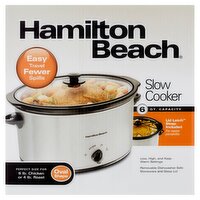 Hamilton Beach 6 Qt. Capacity Oval Shape Slow Cooker