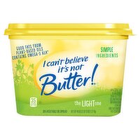 I Can't Believe It's Not Butter! the Light One 28% Vegetable Oil Spread, 45 oz, 45 Ounce