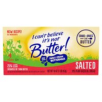 I Can't Believe It's Not Butter! Salted 79% Plant-Based Oil Spread, 4 count, 16 oz