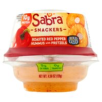 Sabra Smart Snackers Roasted Red Pepper Hummus & Pretzels, 4.56 oz