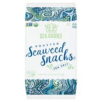 Sea Castle Roasted Sea Salt Seaweed Snacks, 0.35 oz