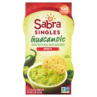 Sabra Sabra Spicy Singles Guacamole, 2 oz, 4 count, 8 Ounce 