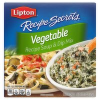 Lipton Recipe Secrets Vegetable Recipe Soup & Dip Mix, 2 count, 1.8 oz, 1.8 Ounce