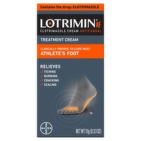 Lotrimin AF Clotrimazole Antifungal Cream, 0.53 oz