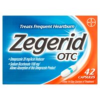 Zegerid OTC Heartburn Capsules, 42 count