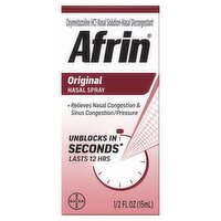 Afrin Original Nasal Spray, 1/2 fl oz