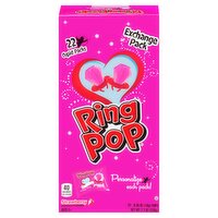 Ring Pop Strawberry Pops Cupid Packs Exchange Pack, Ages 4+, 0.35 oz, 22 count