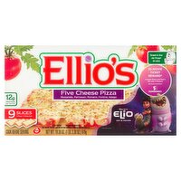 Ellio's Five Cheese Pizza, 9 count, 18.30 oz, 18.3 Ounce