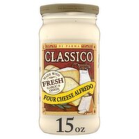 Classico Four Cheese Alfredo Pasta Sauce, 15 oz