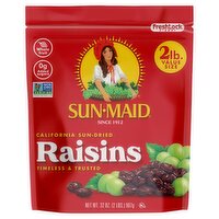 Sun-Maid California Sun-Dried Raisins, 32 oz, 32 Ounce