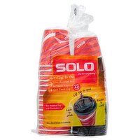 Solo Up for Anything 12 oz Insulated Cup with Reclosable Lid, 22 Each