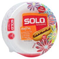 Solo Up for Anything Any Day 8.5 in Paper Plates, 90 count