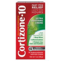 Cortizone-10 Maximum Strength Ultra Soothing Anti-Itch Creme, 1 oz