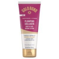 Gold Bond Cherry Blossom Scent Plumping Collagen Body & Face Serum Lotion, 8 oz.