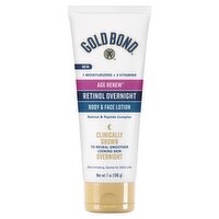 Gold Bond Age Renew Retinol Overnight Body & Face Lotion, 7 oz