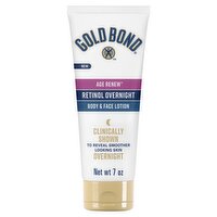 Gold Bond Age Renew Retinol Overnight Body & Face Lotion, 7 oz