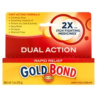 Gold Bond Dual Action Rapid Relief Anti-Itch Cream, 1 oz