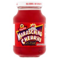 ShopRite Maraschino Cherries with Stems, 10 oz