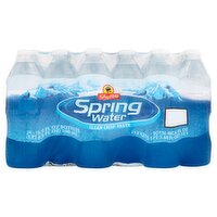 ShopRite Spring Water, 16.9 fl oz, 24 count