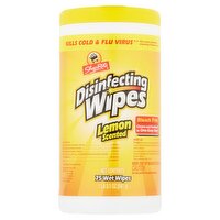 ShopRite Lemon Scented Disinfecting Wipes, 75 count, 1 lb 3.1 oz