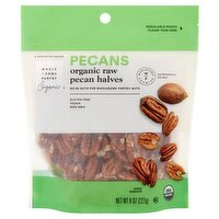 Wholesome Pantry Organic Raw Pecan Halves, 8 oz, 8 Ounce