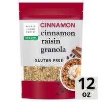 Wholesome Pantry Organic Cinnamon Raisin Granola, 12 oz, 12 Ounce