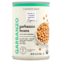 Wholesome Pantry Organic Garbanzo Beans, 15.5 oz, 15.5 Ounce