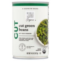 Wholesome Pantry Organic Cut Green Beans, 14.5 oz, 14.5 Ounce