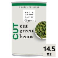 Wholesome Pantry Organic Cut Green Beans, 14.5 oz, 14.5 Ounce