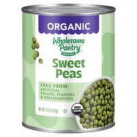 Wholesome Pantry Organic Sweet Peas, 15 oz