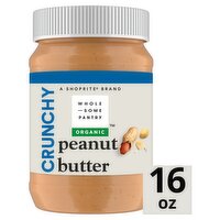 Wholesome Pantry Organic Crunchy Peanut Butter, 16 oz, 16 Ounce