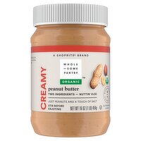 Wholesome Pantry Organic Creamy Peanut Butter, 16 oz