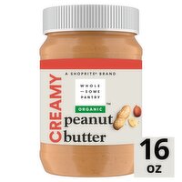 Wholesome Pantry Organic Creamy Peanut Butter, 16 oz