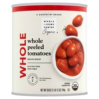 Wholesome Pantry Organic Whole Peeled Tomatoes, 28 oz 