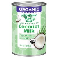 Wholesome Pantry Organic Unsweetened Coconut Milk, 13.5 fl oz