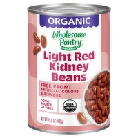Wholesome Pantry Organic Light Red Kidney Beans, 15.5 oz