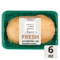 Wholesome Pantry Organic Fresh Portabella Cap Mushrooms, 6 oz