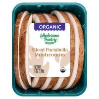 Wholesome Pantry Organic Sliced Portabella Mushrooms, 6 oz