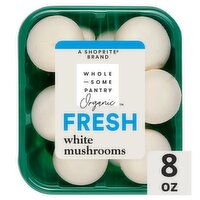 Wholesome Pantry Organic Fresh White Mushrooms, 8 oz