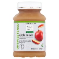 Wholesome Pantry Organic Unsweetened Apple Sauce, 23 oz, 23 Ounce