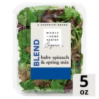 Wholesome Pantry Organic Baby Spinach & Spring Mix Blend, 5 oz, 5 Ounce