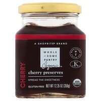 Wholesome Pantry Organic Cherry Preserves, 12.35 oz, 12.35 Ounce