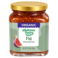Wholesome Pantry Organic Fig Preserves, 12.35 oz, 12.35 Ounce
