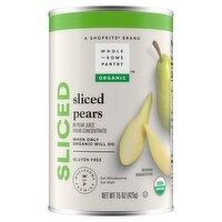Wholesome Pantry Organic Pear Slices, 15 oz