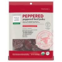 Wholesome Pantry Organic Peppered Beef Jerky, 2.85 oz, 2.85 Ounce