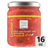 Wholesome Pantry Organic Medium Thick and Chunky Salsa, 16 oz, 16 Ounce