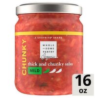 Wholesome Pantry Organic Mild Thick and Chunky Salsa, 16 oz, 16 Ounce