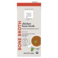 Wholesome Pantry Organic Chicken Bone Broth, 32 oz, 32 Ounce