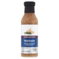 ShopRite Trading Company Garlic and Herb Marinade, 12 fl oz