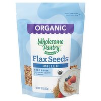 Wholesome Pantry Organic Milled Flax Seeds, 10 oz, 10 Ounce